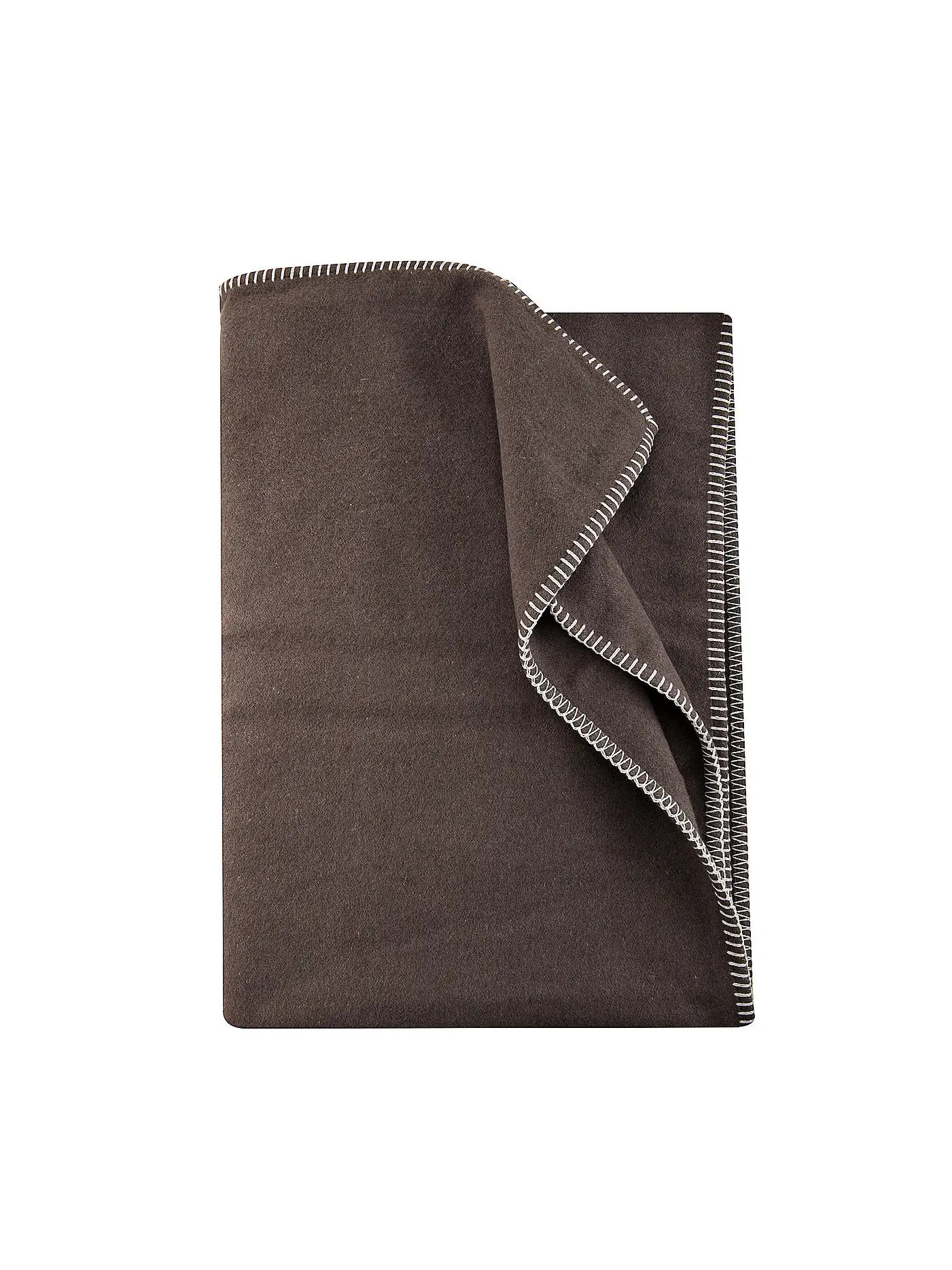 DAVID FUSSENEGGER | Tagesdecke - Plaid "Sylt" (atlantik) | braun